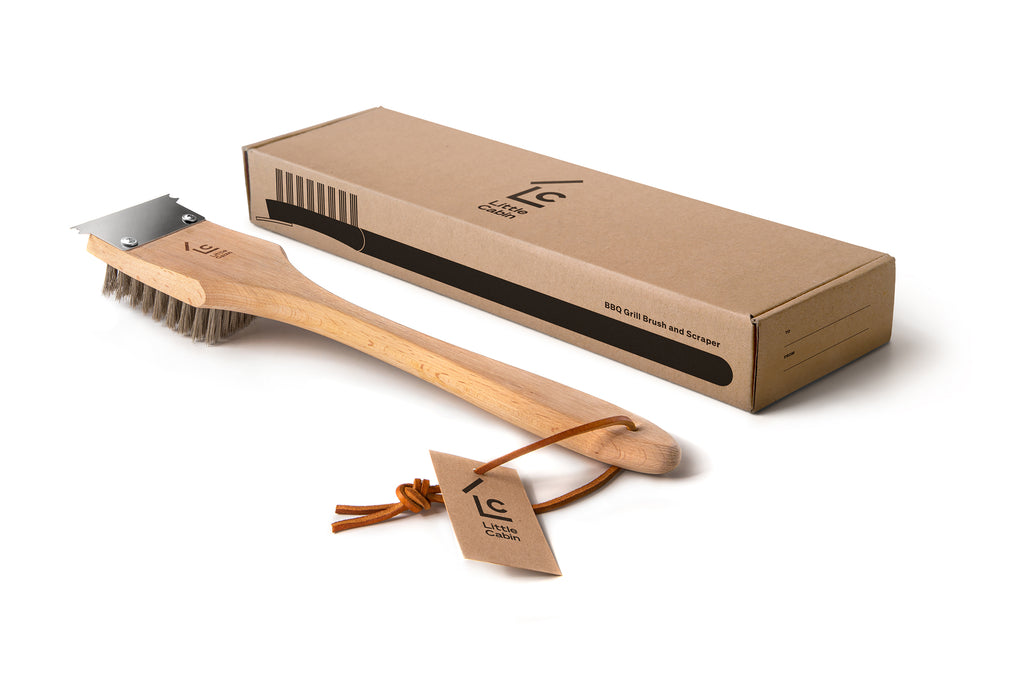 Little Cabin BBQ & Grill Brush (with box)